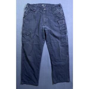 Vintage 5.11 Tactical Thrashed Mens Size 36x32 (34X29) Blue Cargo Utility Pants